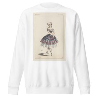 Théâtre de l’Opera. Melle Plunkett rôle de Vert-Vert by Alexandre Lacauchie Sweatshirt