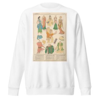 India – Busts by Paul Louis de Giafferri Sweatshirt