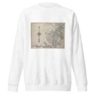 General map of the borough of Richmond by Topographical Bureau Sweatshirt