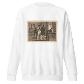 Billiard table at New Orleans by Auguste Hervieu Sweatshirt