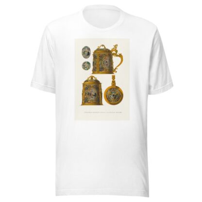 Serebrianaia zolochenaia kruzhka, ukrashennaia emal’iu by Fedor Grigoryevich Solntsev T-Shirt