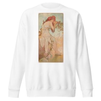 Les Saisons 4 by Alphonse Mucha Sweatshirt