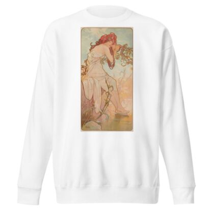 Les Saisons 4 by Alphonse Mucha Sweatshirt