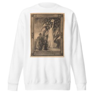 Columbia gives to her son the accolade of the new chivalry of humanity by Edwin Howland Blashfield Sweatshirt