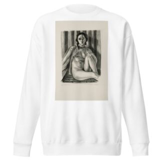 Nu assis à la chemise de tulle by Henri Matisse Sweatshirt