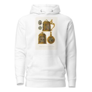 Serebrianaia zolochenaia kruzhka, ukrashennaia emal’iu by Fedor Grigoryevich Solntsev Hoodie
