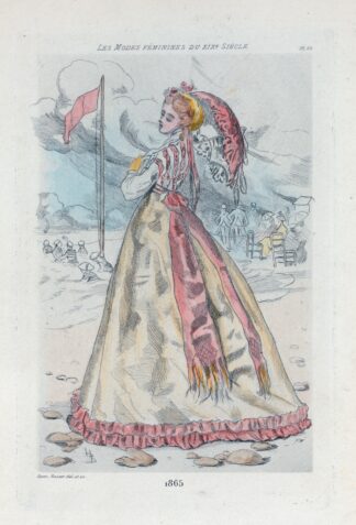 1865 [Women’s fashion in nineteenth-century Paris] by Henri Boutet
