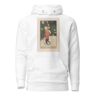 Notenkraker in een huzarenmantel bij een kerstboom by Willem Wenckebach Hoodie