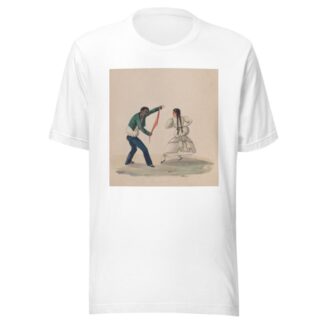 A man and woman dancing the Zamacueca by Francisco Fierro T-Shirt