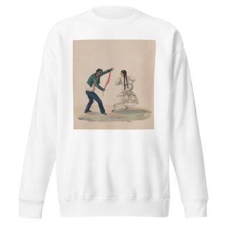 A man and woman dancing the Zamacueca by Francisco Fierro Sweatshirt