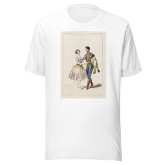 Melle Carlotta Grisi, rôle de Paquita, Petipa, rôle de Lucien d’Hervilly, dans Paquita 2e acte by Alexandre Lacauchie T-Shirt