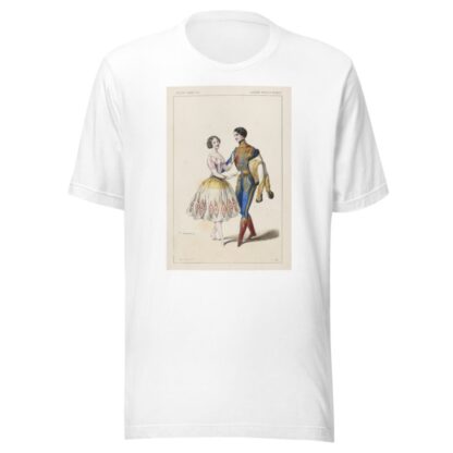 Melle Carlotta Grisi, rôle de Paquita, Petipa, rôle de Lucien d’Hervilly, dans Paquita 2e acte by Alexandre Lacauchie T-Shirt