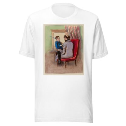Houp houp papa. ah mais tu ne fais pas si bien le cheval que Janisset, dam. Ah comme il faisait bien le chev by Paul Gavarni T-Shirt
