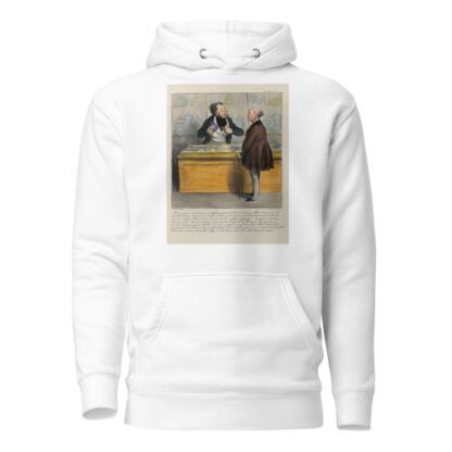 Monsieur, je méprise le charlatanisme de l’affiche, je méprise les Pufs de l’annonce, j’abhorre tout ce qui sent le char by Honoré Daumier Hoodie