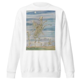 Skeleton on Horseback by Nils Dardel Sweatshirt