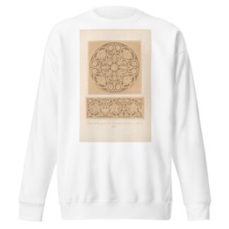 Sculptur Verzierung aus dem Grabgebäude des Galaon el Alfi zu Kairo by Friedrich Maximilian Hessemer Sweatshirt