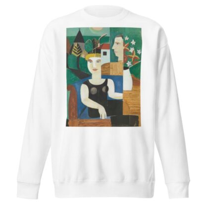 De kunstenaar en zijn vrouw bij maanlicht by Gustave De Smet Sweatshirt
