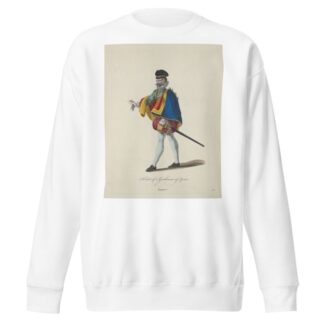 Habit of a gentleman of Spain. Espagnol. by Charles Grignion Sweatshirt