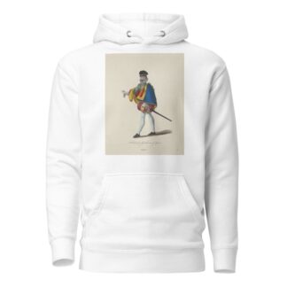 Habit of a gentleman of Spain. Espagnol. by Charles Grignion Hoodie