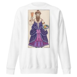 Bearded lady by Sergey Yurievich Sudeikin Sweatshirt