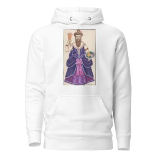 Bearded lady by Sergey Yurievich Sudeikin Hoodie