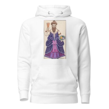 Bearded lady by Sergey Yurievich Sudeikin Hoodie