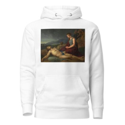 Antigone neben dem Leichnam ihres Bruders Polyneikes kniend by Josef Abel Hoodie