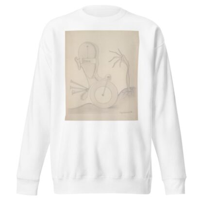 Head with Sign, Hand, Wheel, and Auto Horn by Angelika Hoerle Sweatshirt