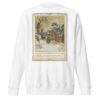 Soon they caught sight of the castle in the distance by Edmund Dulac Sweatshirt