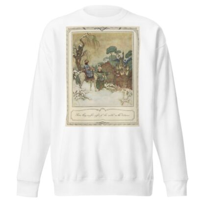 Soon they caught sight of the castle in the distance by Edmund Dulac Sweatshirt