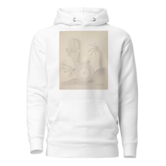 Head with Sign, Hand, Wheel, and Auto Horn by Angelika Hoerle Hoodie