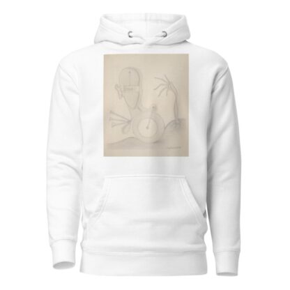 Head with Sign, Hand, Wheel, and Auto Horn by Angelika Hoerle Hoodie