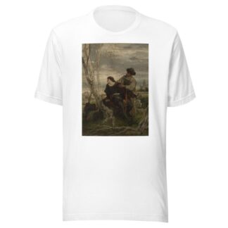 Hamlet und Horatio am Grabe Ophelias by Hans Thoma T-Shirt
