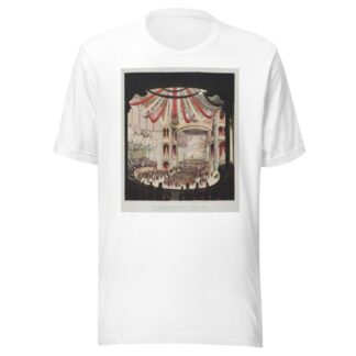 Brooklyn Sanitary Fair, 1864 Interior view of the Academy of Music, as seen from the dress circle by A. Brown & Co T-Shirt