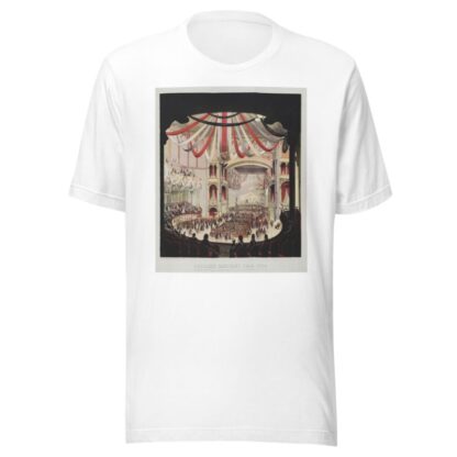 Brooklyn Sanitary Fair, 1864 Interior view of the Academy of Music, as seen from the dress circle by A. Brown & Co T-Shirt