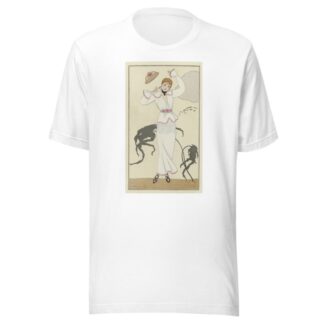 Robe de drap blanc by George Barbier T-Shirt