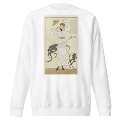 Robe de drap blanc by George Barbier Sweatshirt
