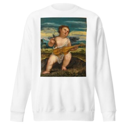 Cupid With A Violin In A Landscape by Bonifacio Veronese Sweatshirt