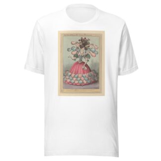 To see our featherd nymph appear in all her flaunting glittering gear by William Heath T-Shirt