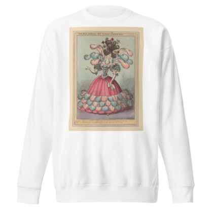 To see our featherd nymph appear in all her flaunting glittering gear by William Heath Sweatshirt
