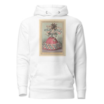 To see our featherd nymph appear in all her flaunting glittering gear by William Heath Hoodie