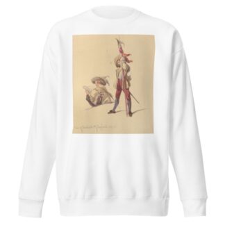 Sketches of costume Pl.078 by John Richard Coke Smyth Sweatshirt