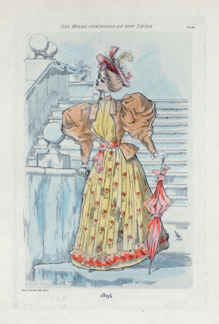 1894 [Women’s fashion in nineteenth-century Paris] by Henri Boutet