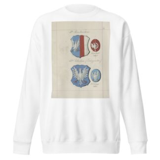 Herby Rzeczypospolitej Polskiej i W. X. Litewskiego. T. 1 Pl.045 by Boleslaw Starzyński Sweatshirt