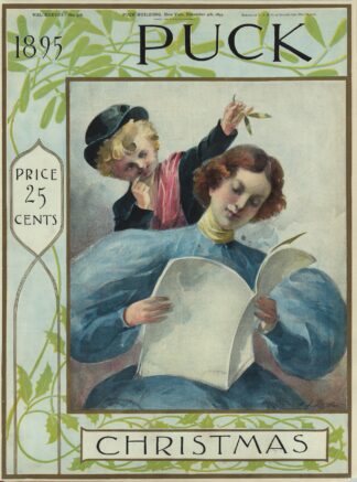 1895 Puck Christmas by Charles Jay Taylor