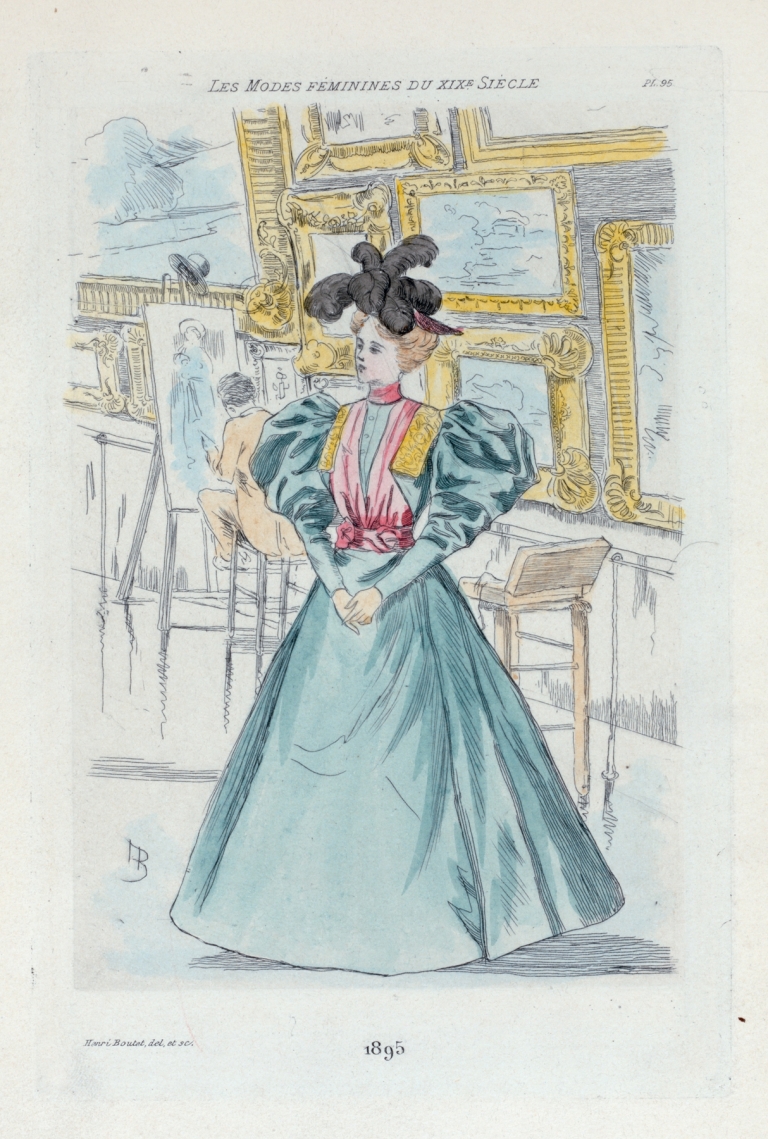 1895 [Women’s fashion in nineteenth-century Paris] by Henri Boutet