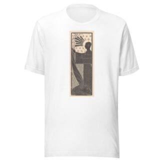 Staande figuur en mannenhoofd met opengesperde mond Twaalf houtsneden by Mathieu Lauweriks T-Shirt