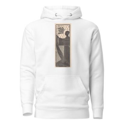 Staande figuur en mannenhoofd met opengesperde mond Twaalf houtsneden by Mathieu Lauweriks Hoodie