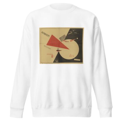 Beat The Whites With The Red Wedge by El Lissitzky Sweatshirt