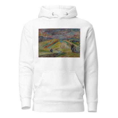 Landscape with a Patchwork of Fields by Sasza Blonder Hoodie
